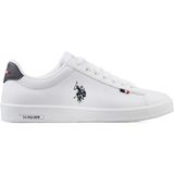 U.S. Polo Assn. Franco Unisex Günlük Spor Ayakkabı Düz Tabanlı Beyaz Malzemeden Üretim