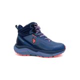 U.S. Polo Assn. Gerrard Hi Kadın Waterproof Bot, Koyu Mavi-Koyu Pembe, 37 Beden