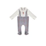 U.S. POLO ASSN. Gri Melanj Kadife Bebek Tulum (gri, 06-09AY)