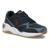 U.s.polo Assn Husky 4Fx Lacı Kırmızı Mavı Comfort Casual Anatomık Spor Ayakkabısı