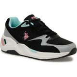U.s.polo Assn.husky 4Fx Sıyah Pembe Comfort Casual Anatomık Spor Ayakkabısı