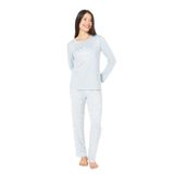 U.S. POLO ASSN. İnce Polar Pijama Takım, M, USPA20151W25-26, Mavi, kadın