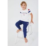 U.s. Polo Assn Intense Krem Erkek Çocuk Kısa Kol Pijama Takım - 12 - 13 Yaş