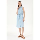 U.s. Polo Assn. Kadın Açık Mavi Elbise (Dokuma) 50306605-VR003 - 36