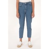 U.S. Polo Assn. Kadın Açık Mavi Mom High Waist Fit Jean Pantolon 50297476-dn0027