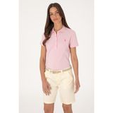 U.S. Polo Assn. Kadın Açık Pembe Basic Tişört 50300830-VR078