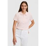 U.S. Polo Assn. Kadın Açık Pembe Polo Yaka Basic Tişört 50321818-VR078 - XL