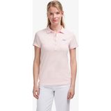 U.S. Polo Assn. Kadın Açık Pembe Polo Yaka Düğme Detaylı Basic Tişört 50323461-VR078 - XL