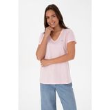 U.s. Polo Assn. Kadın Açık Pembe Tişört 50320026-VR078 - XL