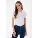 U.S. Polo Assn. Kadın Beyaz Basic Polo Yaka Tişört 50300830-vr013