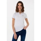 U.S. Polo Assn. Kadın Beyaz Basic Polo Yaka Tişört 50305764-VR013