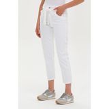 U.S. Polo Assn. Kadın Beyaz Mom High Waist Fit Jean Pantolon 50266286-DN0015 - 44 - White - Dropsuz