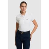 U.S. Polo Assn. Kadın Beyaz Polo Yaka Basic Tişört, XS