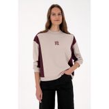 U.S. Polo Assn. Kadın Bordo Bisiklet Yaka Sweatshirt 50314951-VR177