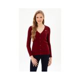 U.s. Polo Assn. Kadın Bordo Hırka Triko 50313580-vr014 Bordo