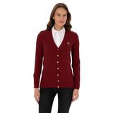 U.S. Polo Assn. Kadın Bordo Hırka (Triko) 50317841-VR014