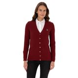 U.S. Polo Assn. Kadın Bordo Hırka (Triko) 50317841-VR014