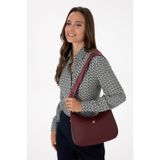 U.S. Polo Assn. Kadın Bordo Omuz Çantası 50317803-VR014