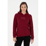 U.S. Polo Assn. Kadın Bordo Sweatshirt 50289536-VR014