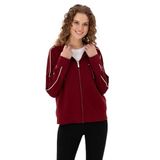 U.S. Polo Assn. Kadın Bordo Sweatshirt 50297354-VR014, Kırmızı