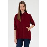 U.s. Polo Assn. Kadın Bordo Sweatshirt 50313611-VR014