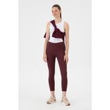U.S. Polo Assn. Kadın Bordo Yüksek Bel Toparlayıcı Günlük Tayt 50314365-VR177