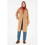 U.S. Polo Assn. Kadın Camel Kaşe Kaban 50291521-VR015 - 46