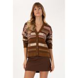 U.S. Polo Assn. Kadın Camel Triko Hırka 50310044-VR233