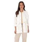 U.S. Polo Assn. Kadın Ekru Jean Gömlek 50300566-VR019