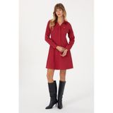 U.s. Polo Assn. Kadın Elbise Dokuma 50316609-vr104 Koyu Frambuaz/dark Raspberry