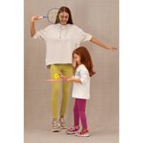 U.S. Polo Assn. Kadın Fıstık Yeşili Yüksel Bel Spor Tayt 50272295-VR087 - M