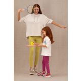 U.S. Polo Assn. Kadın Fıstık Yeşili Yüksel Bel Spor Tayt 50272295-VR087