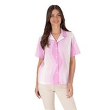 U.S. Polo Assn. Kadın Fuşya Kısa Kollu Gömlek 50305878-VR023
