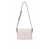 U.S. Polo Assn. Kadın Gri Postacı Çantası, Çapraz Askılı, Kapaklı, 18x14x6cm