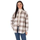 U.S. Polo Assn. Kadın Haki Gömlek Desenli 50316698-VR027