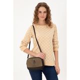 U.S. Polo Assn. Kadın Haki Kapitone Çapraz Çanta 50300301-VR027 - Haki - 289