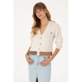 U.s. Polo Assn. Kadın Hırka Triko 50314717-vr256 İnci
