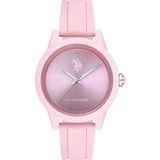 U.S. Polo Assn. Kadın Kol Saati USPA2007-05 Pembe Silikon Kasa 5 ATM Suya Dayanıklı