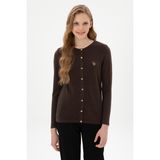 U.s. Polo Assn. Kadın Koyu Kahverengi Hırka (Triko) 50307737-VR084