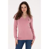 U.s. Polo Assn. Kadın Koyu Pembe Kazak /triko 50313590-VR167
