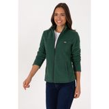 U.S. Polo Assn. Kadın Koyu Yeşil Fermuarlı Dik Yaka Polar Sweatshirt 50316729-VR079