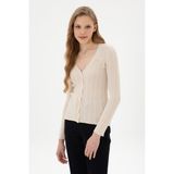 U.s. Polo Assn. Kadın Krem Hırka (Triko) 50313580-VR071