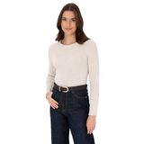 U.S. Polo Assn. Kadın Krem Kazak/triko 50297095-VR071, Beyaz, 2XL