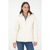 U.S. Polo Assn. Kadın Krem Mont 50289548-VR071 - 36