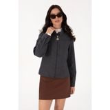 U.s. Polo Assn. Kadın Lacivert Dokuma Mont 50316368-VR033