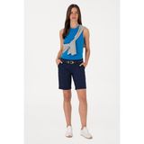 U.S. Polo Assn. Kadın Lacivert Dokuma Şort 50299160-VR033 - 36