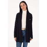 U.S. Polo Assn. Kadın Lacivert Hırka (Triko) 50314183-VR033