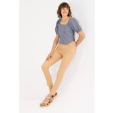 U.S. Polo Assn. Kadın Lacivert Kısa Kollu Bluz 50264227-VR033