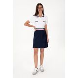 U.S. Polo Assn. Kadın Lacivert Mini Boy Triko Etek 50299379-VR033 - XL