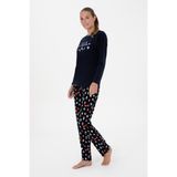 U.S. Polo Assn. Kadın Lacivert Pijama Takım 50318896-VR033